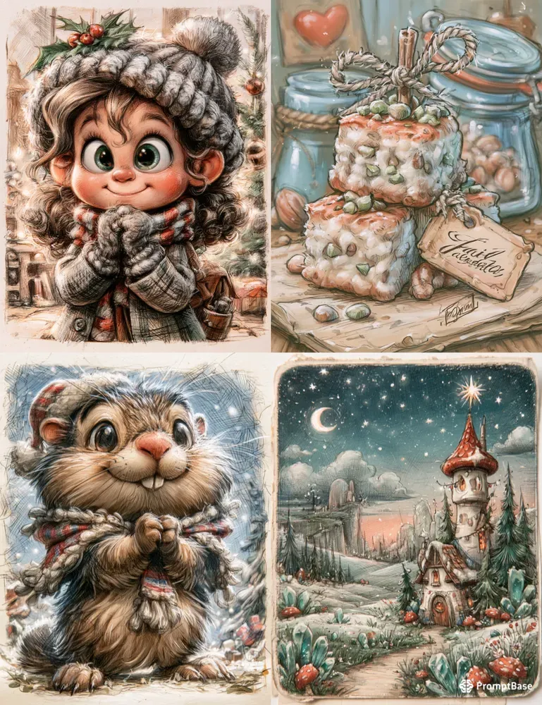 Tiny Christmas Junk Journals