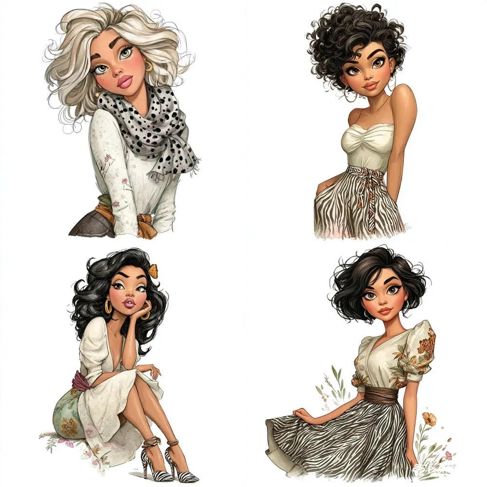 Animal Print Fashion Girls