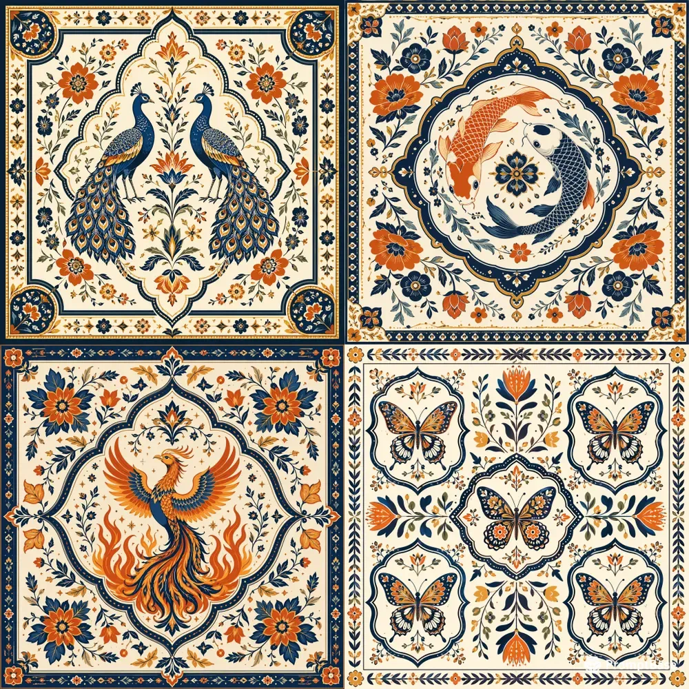 Ornamental Folk Pattern Designs