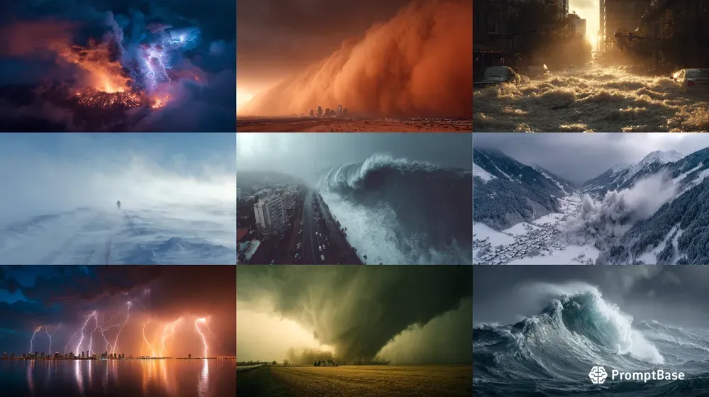 Extreme Weather Photography Generator