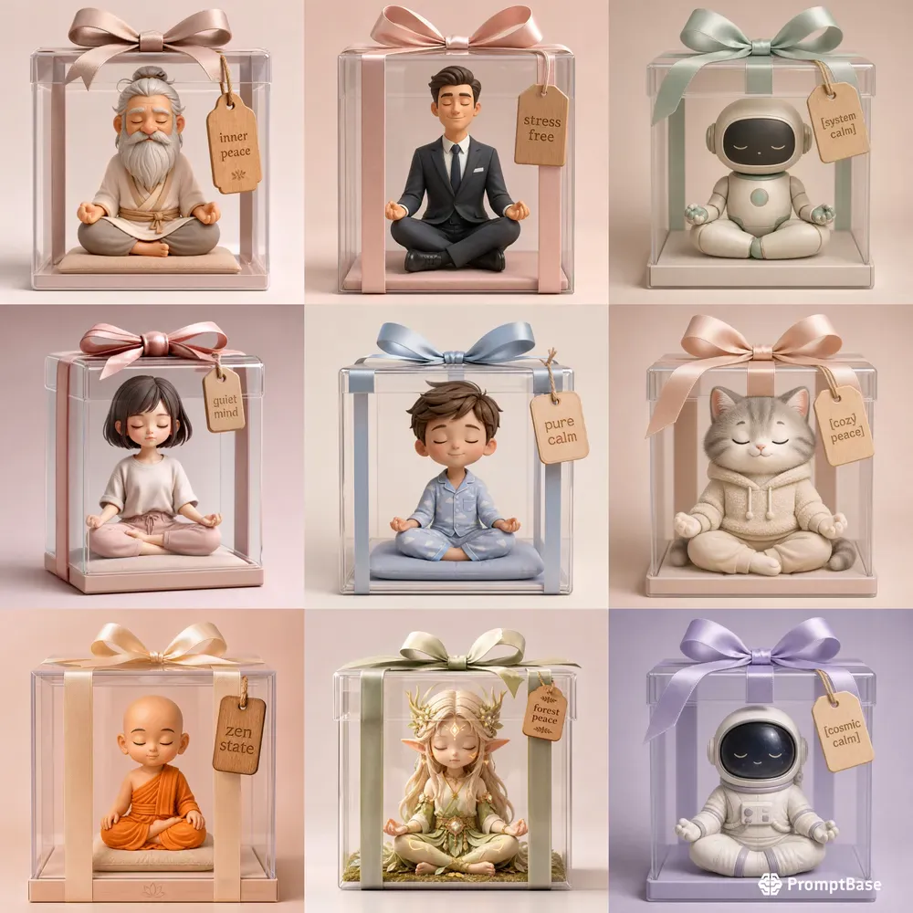 Inner Peace Gift Box Characters