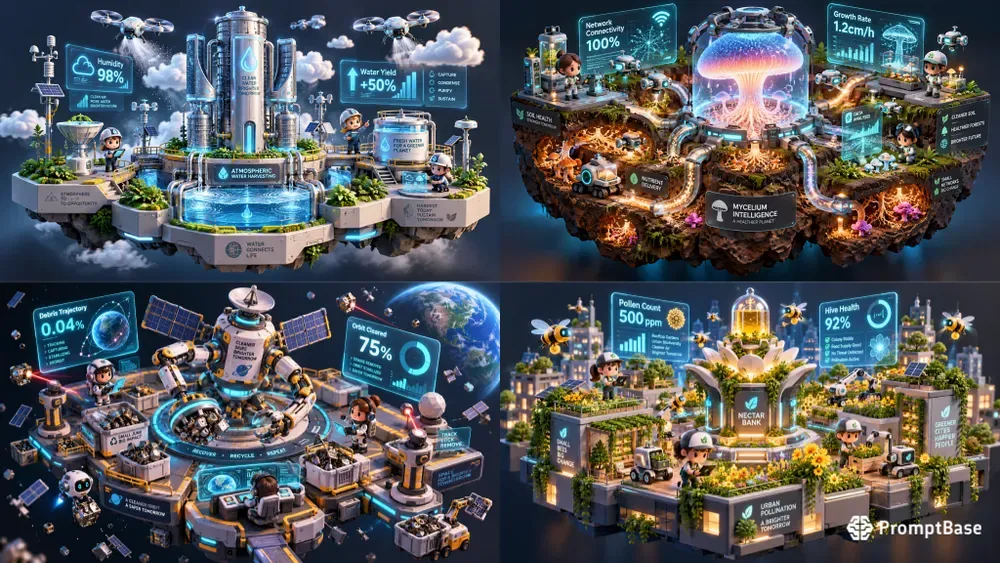 Isometric 3D Smart Diorama Worlds