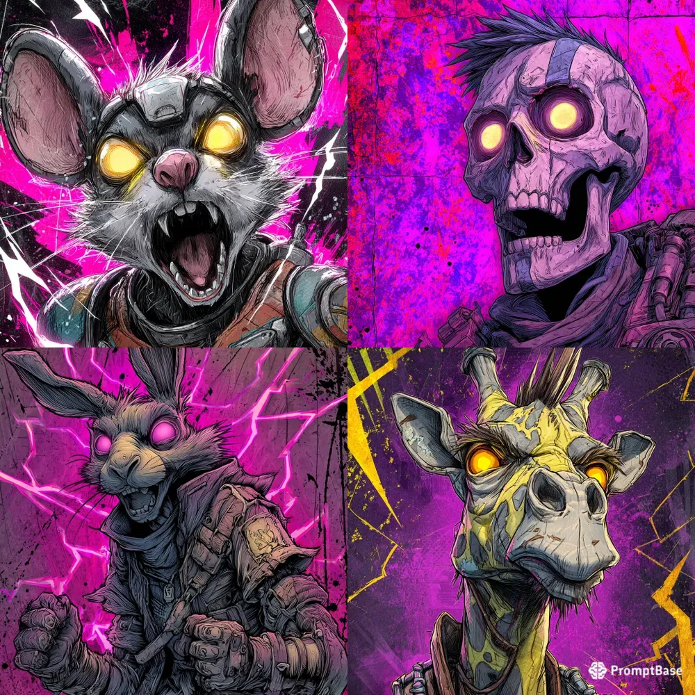 Psychopathic Characters In Neon