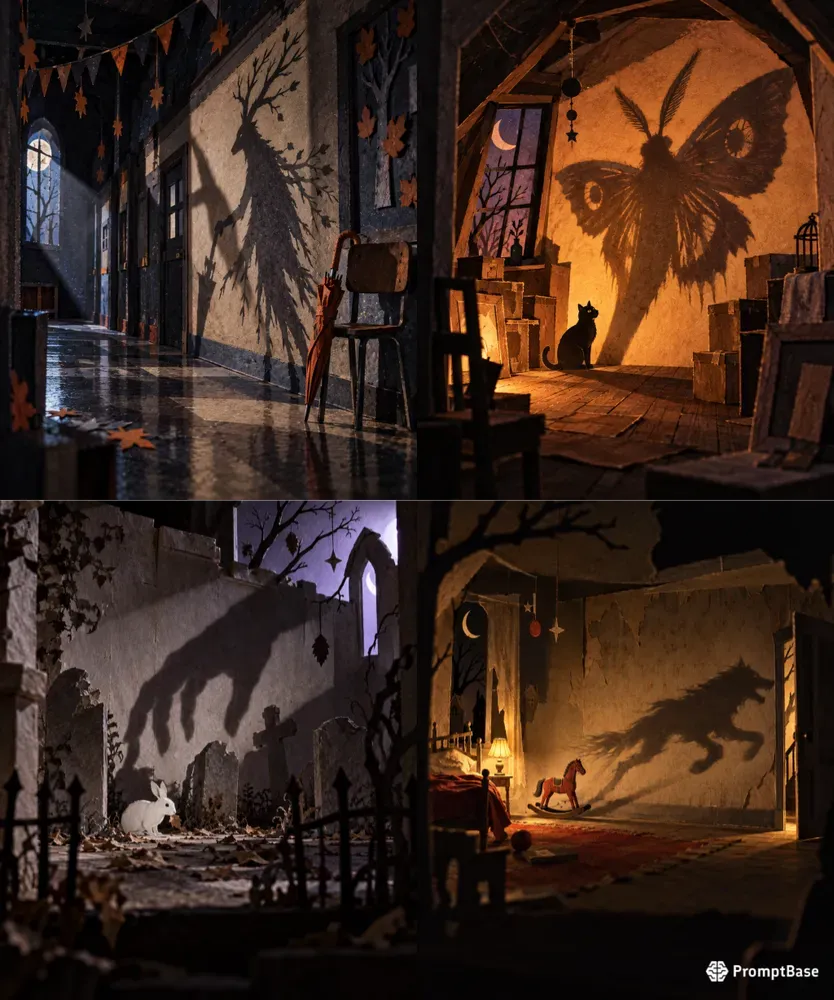 Haunted Shadow Theatre Posters