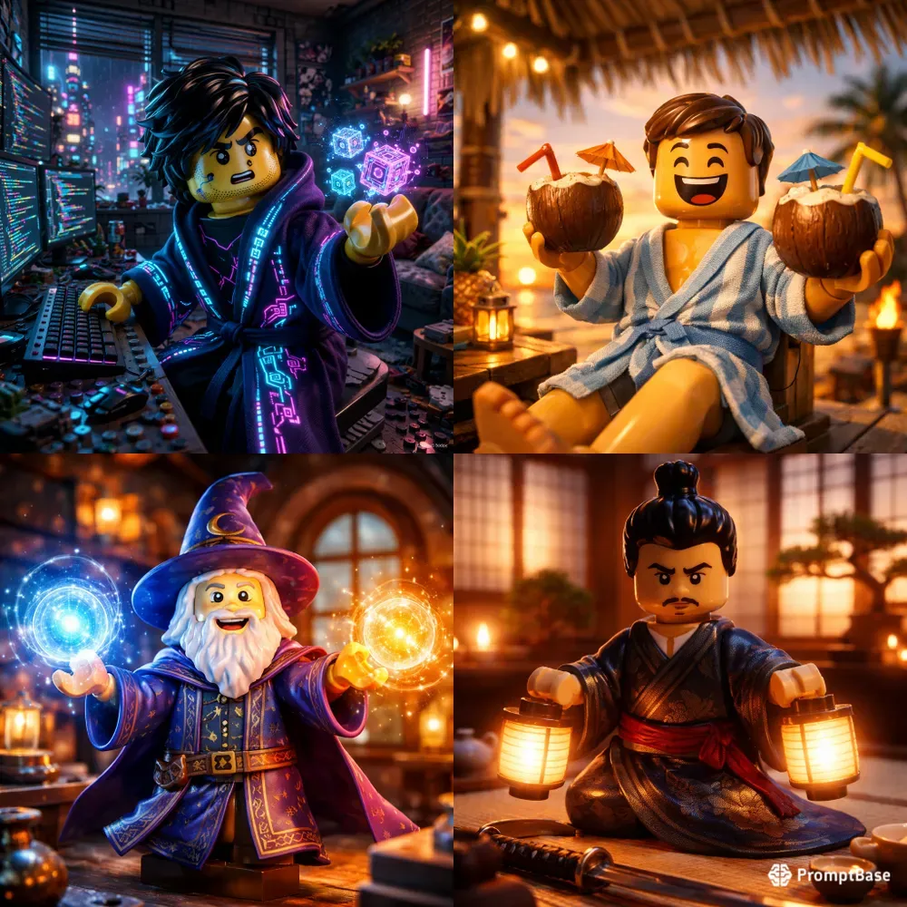 Lego Cinematic Lifestyle Characters