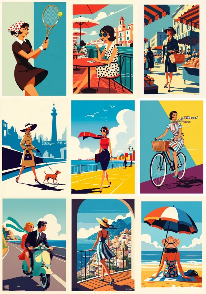 Vintage 1960s Travel Posters