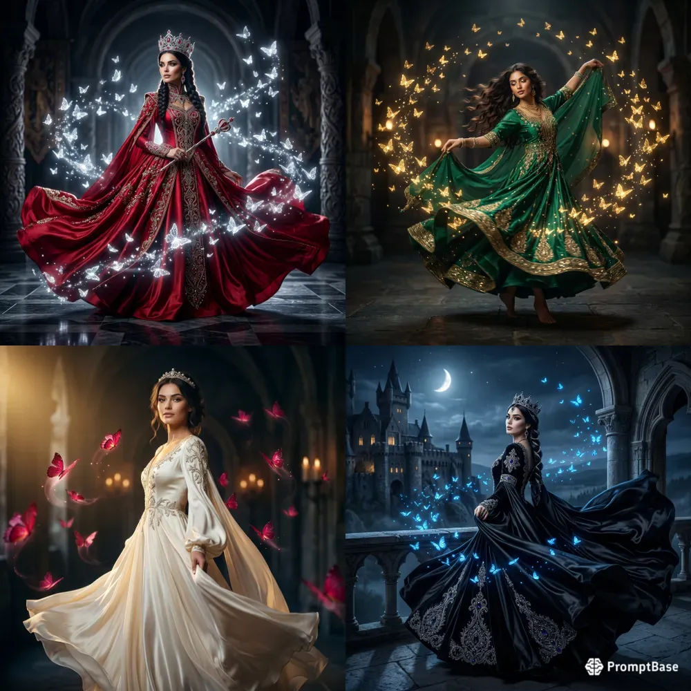 Butterfly Fashion Fantasy Portraits