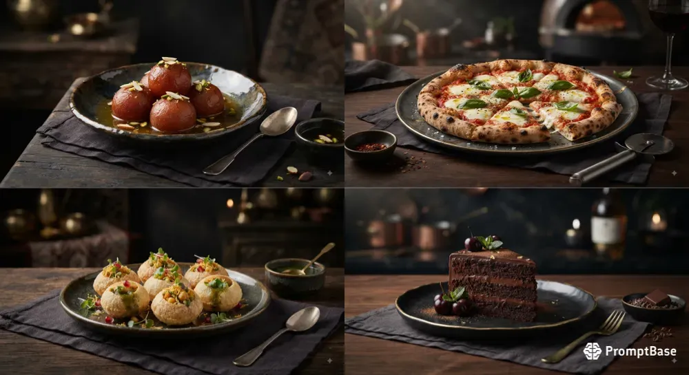 Luxury Food Photography One Variables