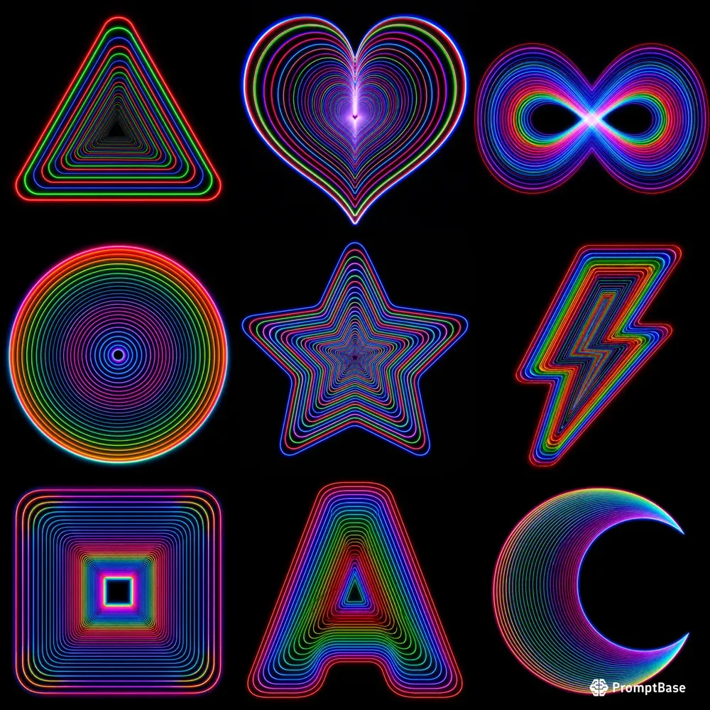Chromatic Infinity Loops