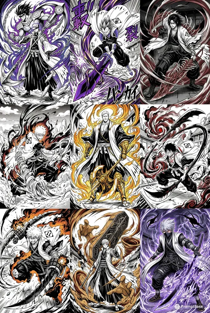 Shinigami Captains In The Bleach Universe