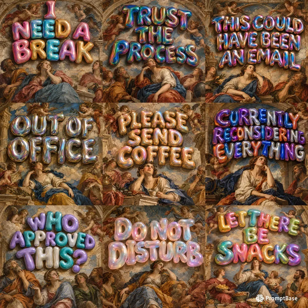 Ancient Art Inflated Words