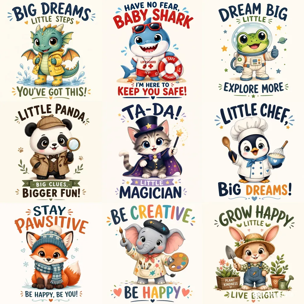 Cute Mascot Illustrations