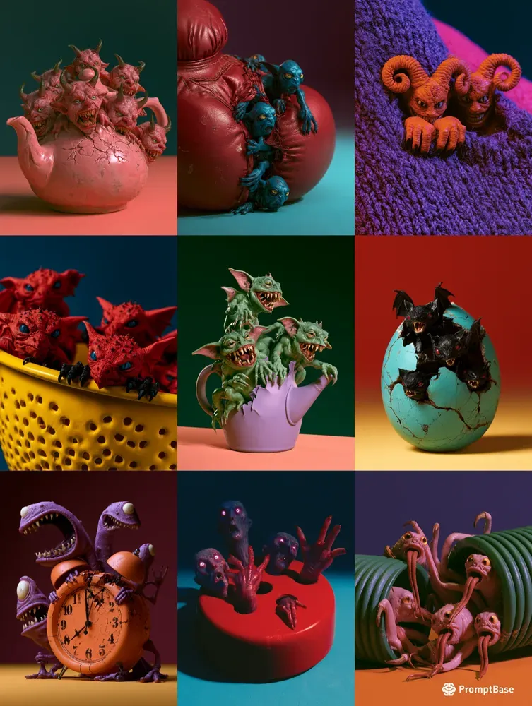 Tiny Terrors In Strange Places