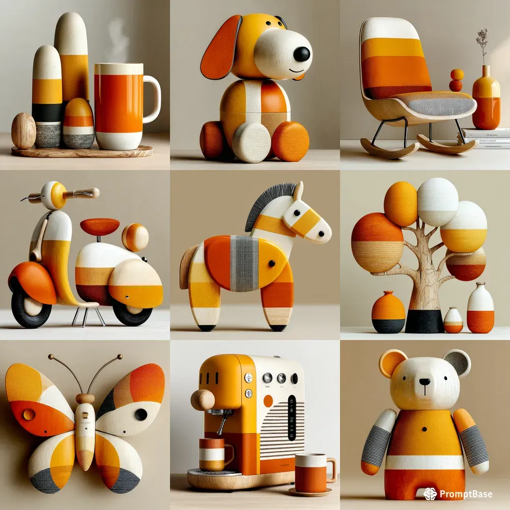 Craft Retro Handmade Warm Textured
