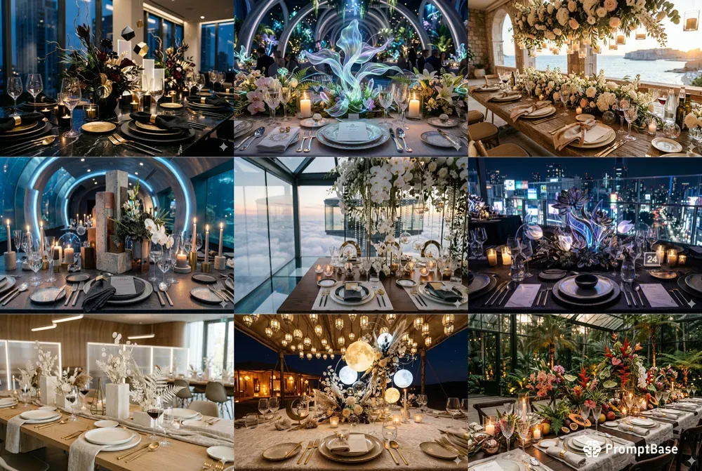 Luxury Tablescape Visual Systems