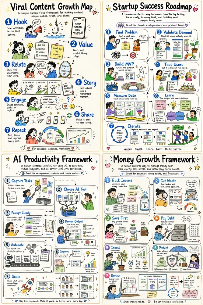 Viral Doodle Framework Posters