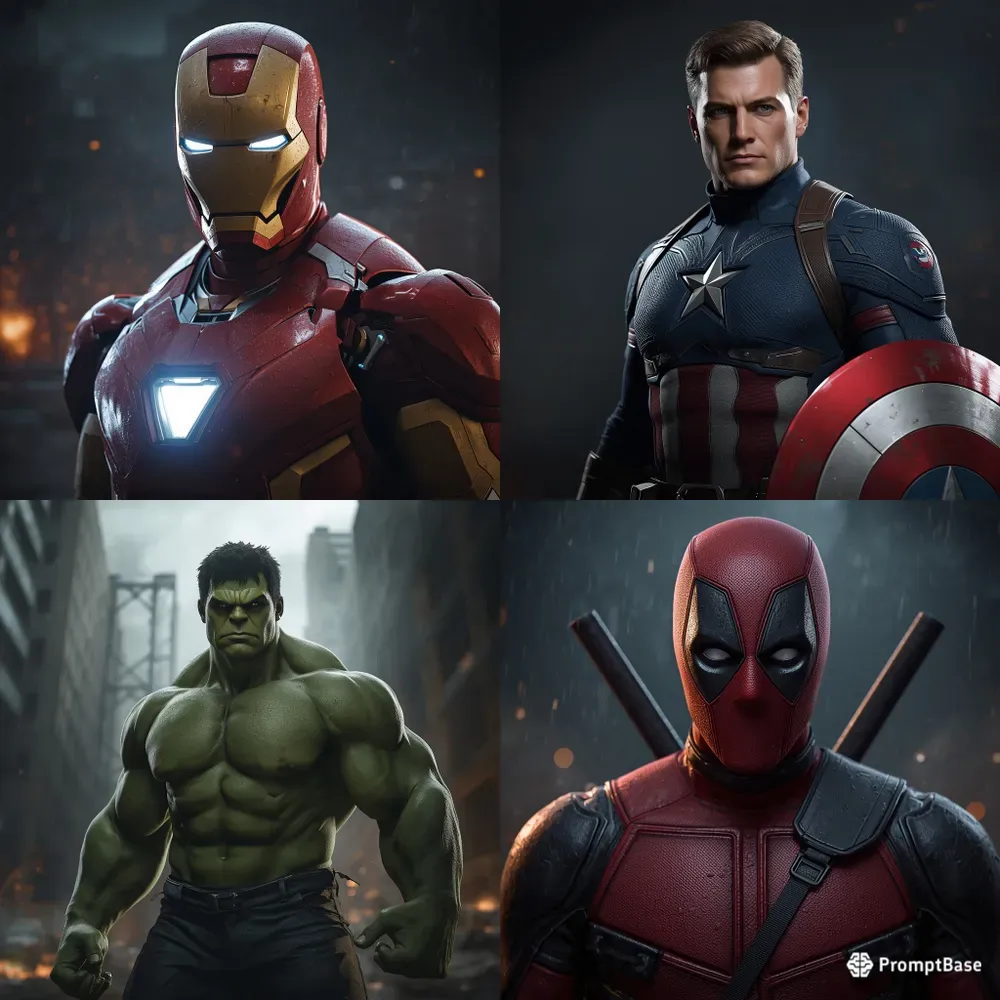 Cinematic Superhero Portraits