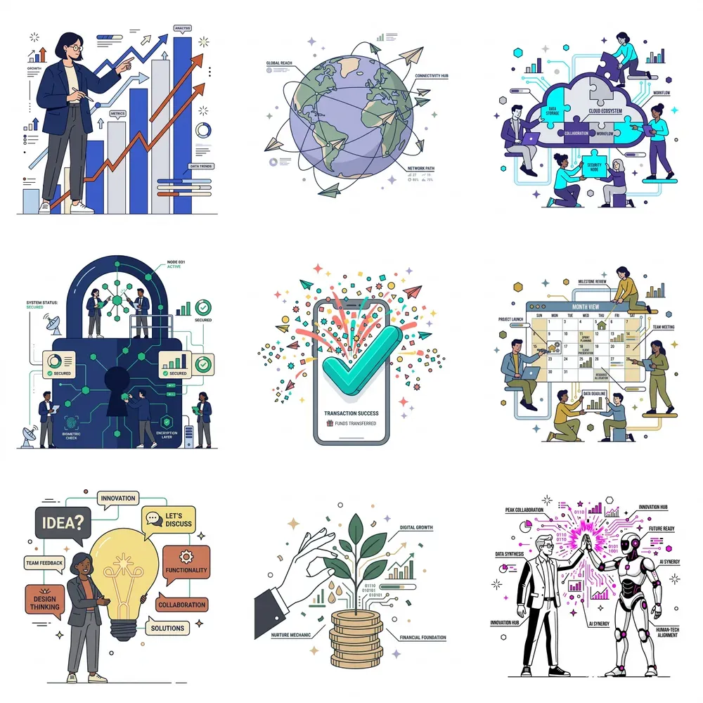 Neominimalist Flat UI Vector Packs