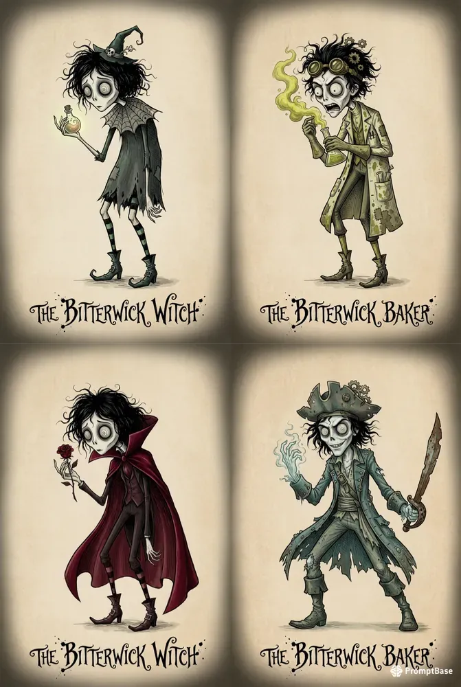 Gothic Character Art Bundles