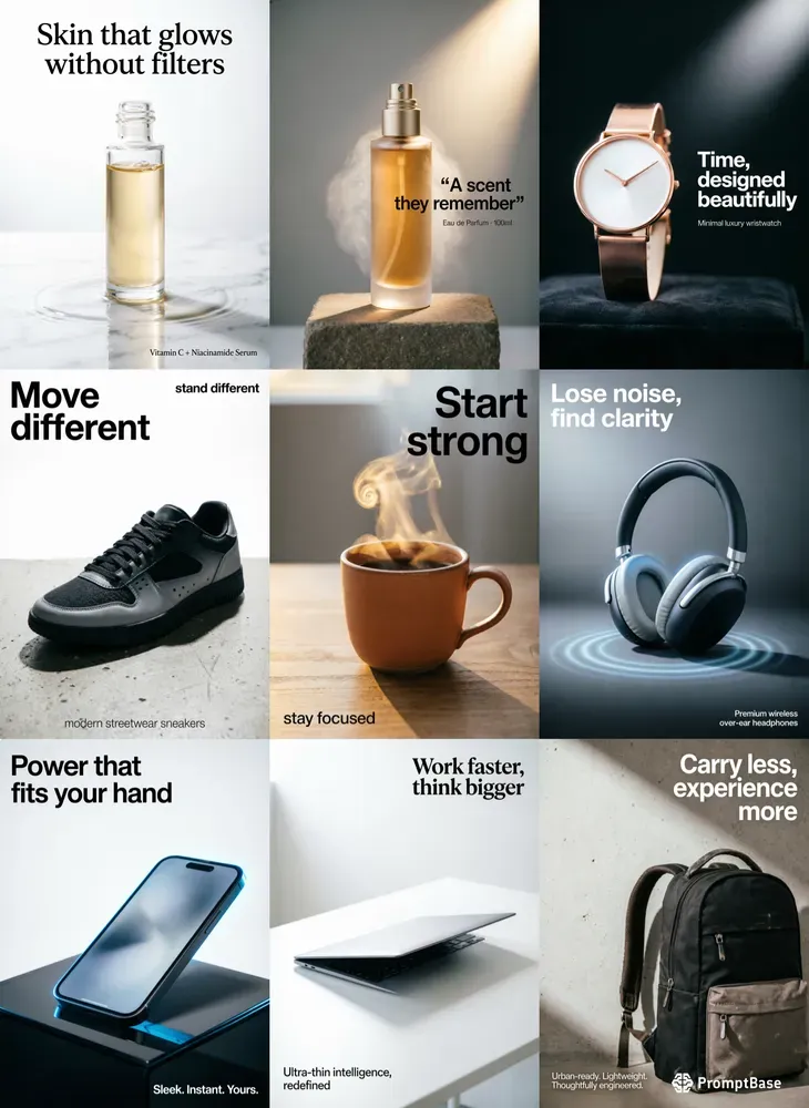 Aesthetic Product Ads