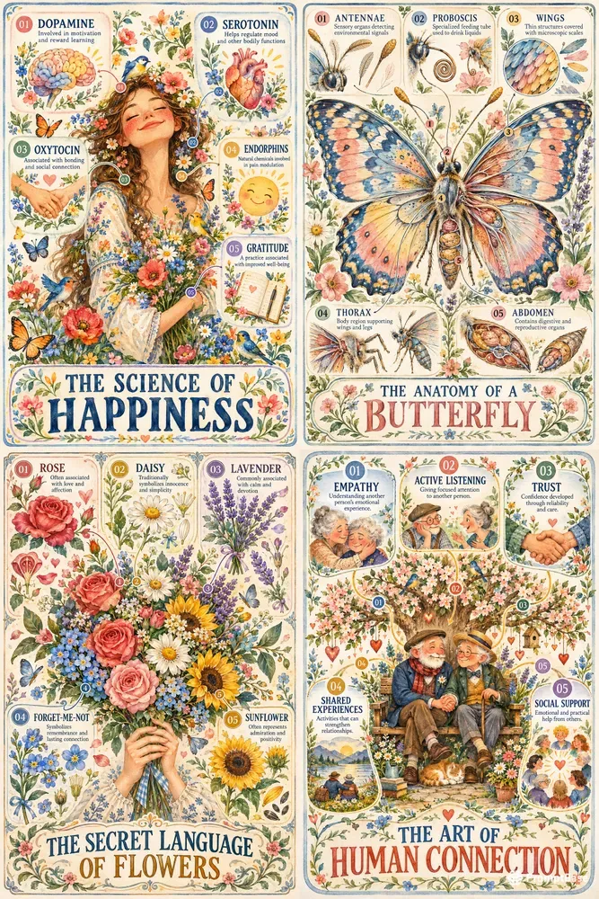 Whimsical Watercolor Infographics