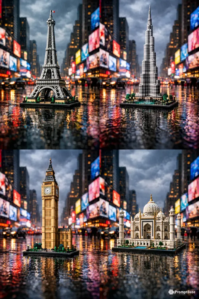 Cinematic Lego City Landmarks