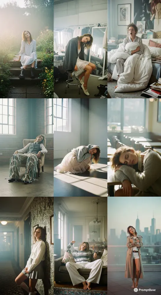 Varied Sleepy Chic Editorial Photos