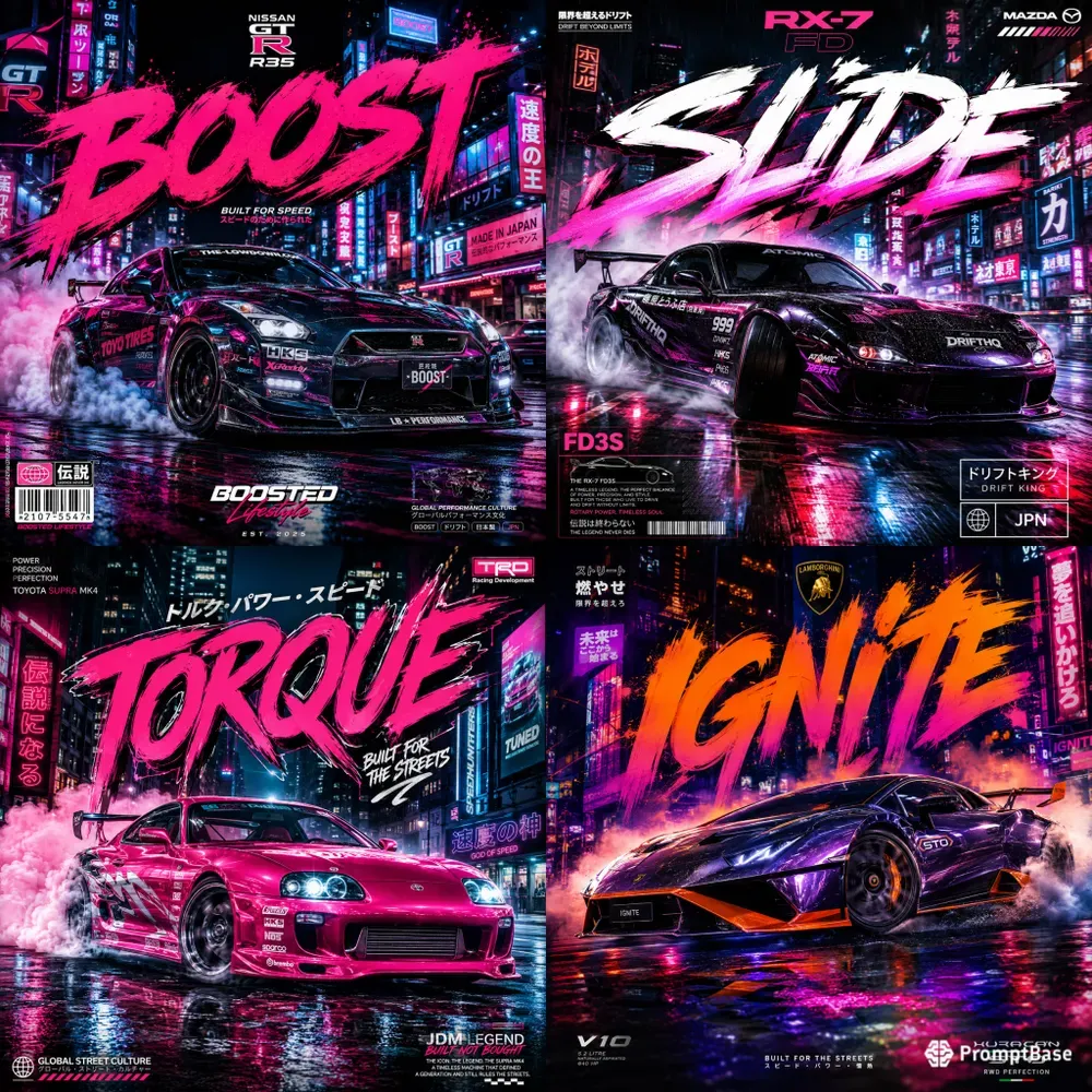 Urban Street Machine Poster Generator