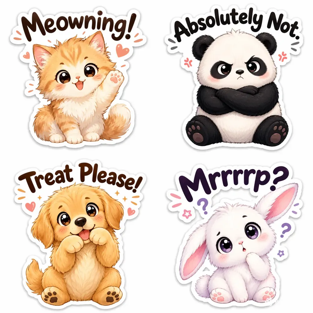 Cute Chibi Sticker Generator