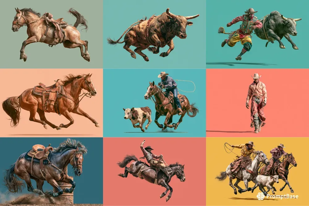 Rodeo Animals Png Creators