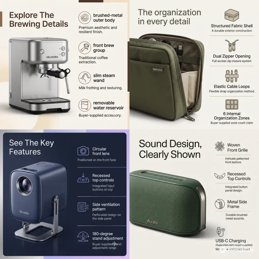 Product Feature Infographic Ad Generator