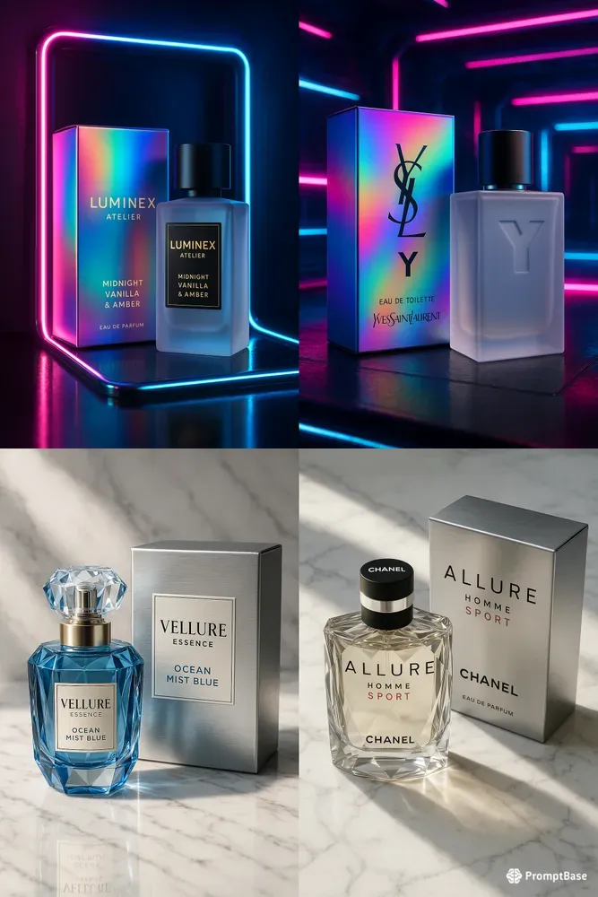 Luxury Perfume Product Render Packs