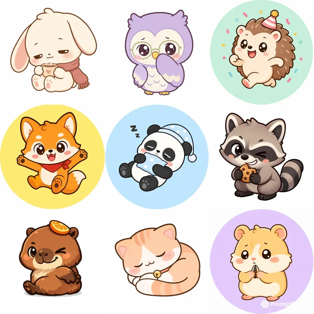 Kawaii Animal Character Generator