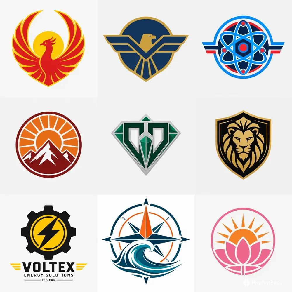 Retro Corporate Emblem Packs 1985 Style