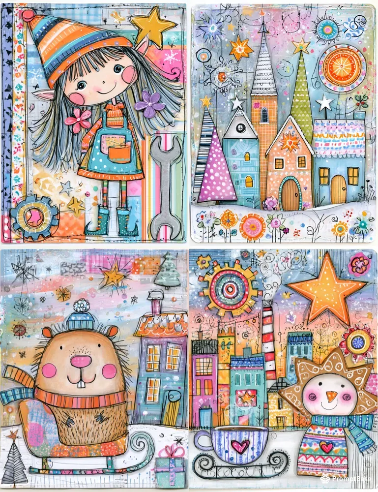 Christmas Elf Junk Journals