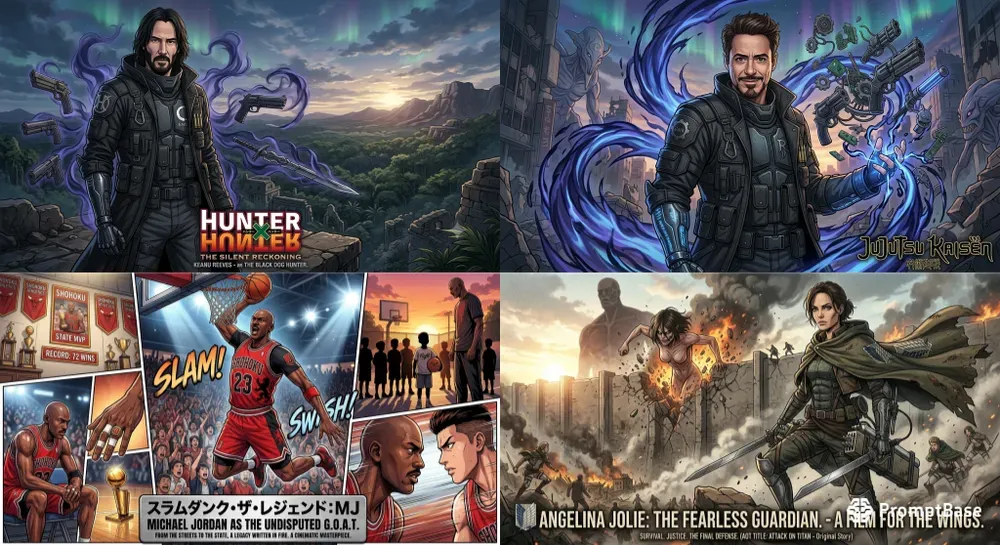 Animeverse Celebrity Transformers