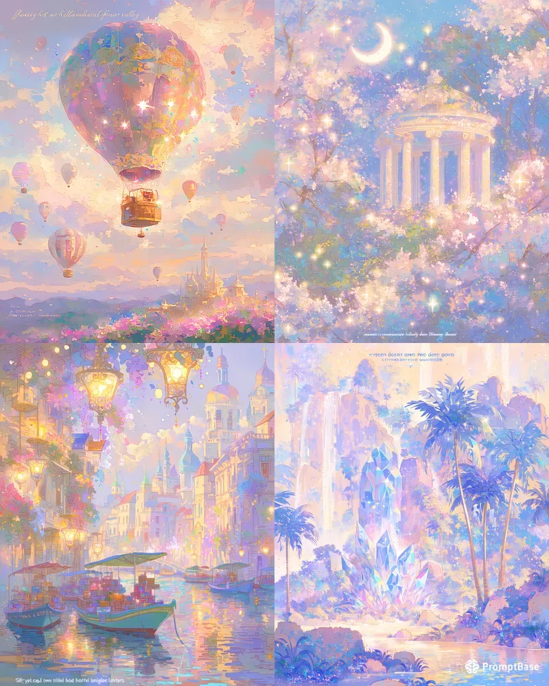 Whimsical Fantasy Destination Art