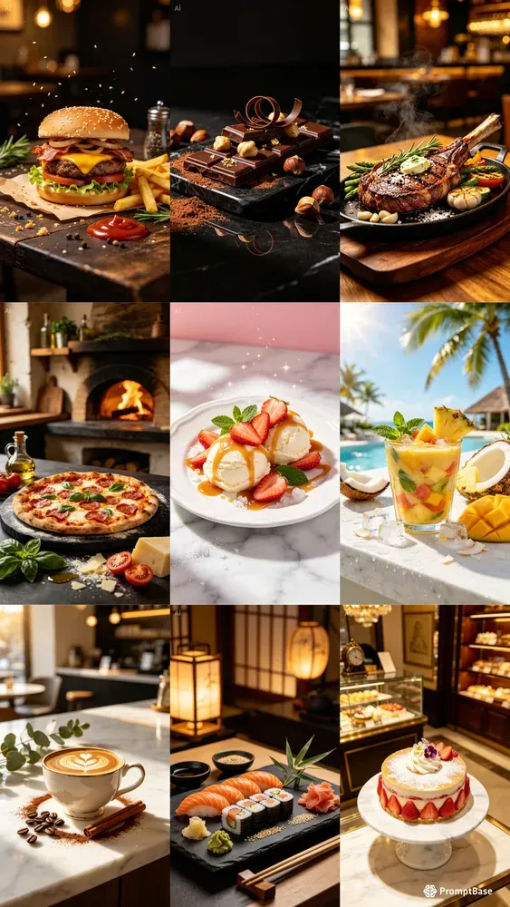 Premium Food Advertising Creators