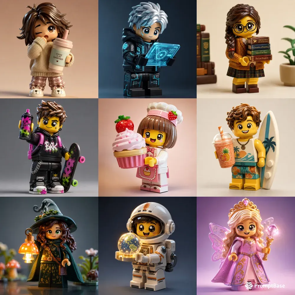 Cute Lego Toy Characters