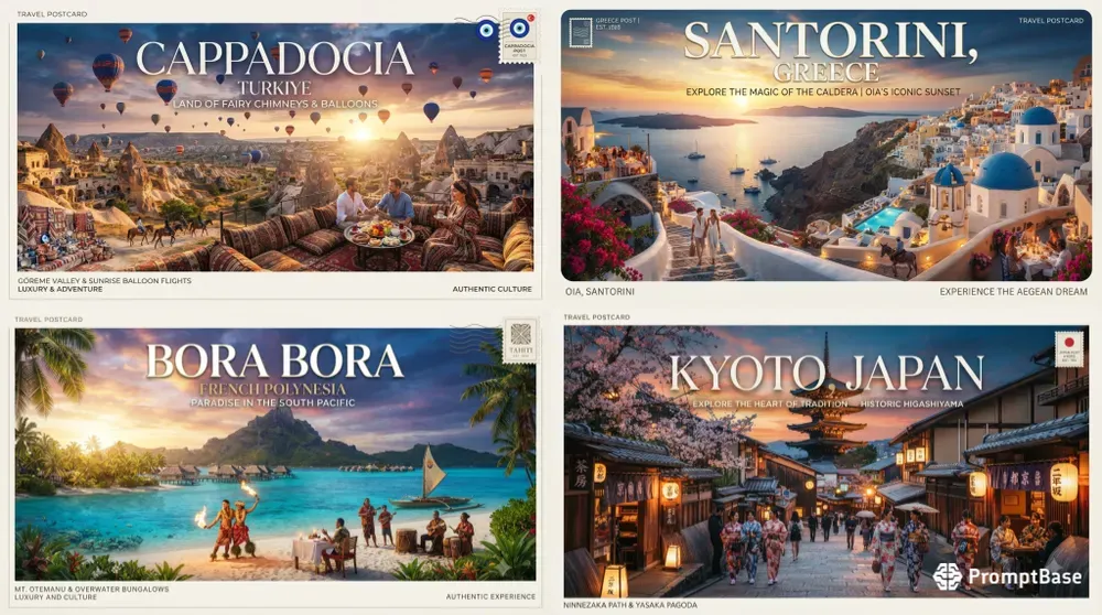 Travel Magazine Cover Generator