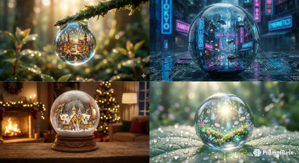 Crystal Orb Worlds Miniature Magic