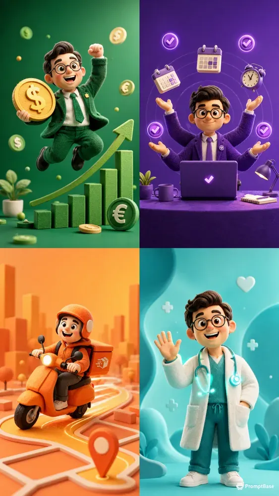 Startup Mobile App UI Illustration Kits