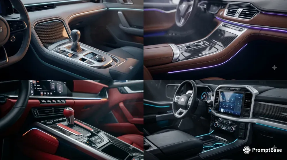 Luxury Car Interior Detail Closeups Pros