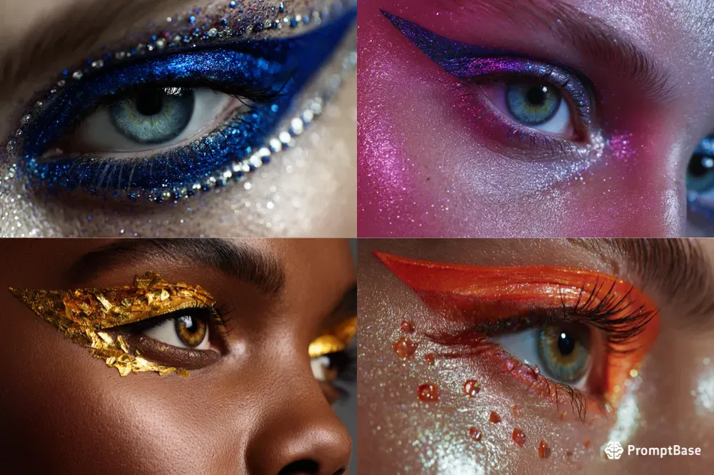 Luxury Neon Makeup Effects Sets