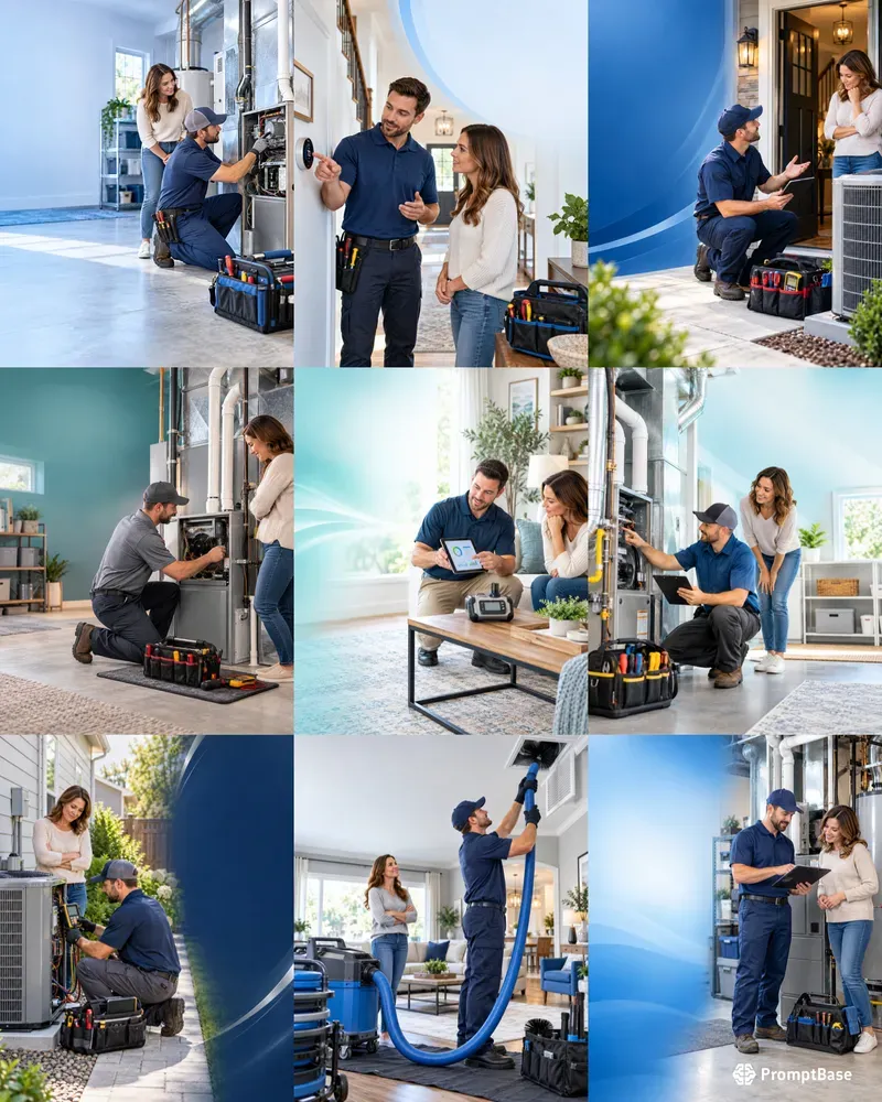 Residential Hvac Ad Visuals