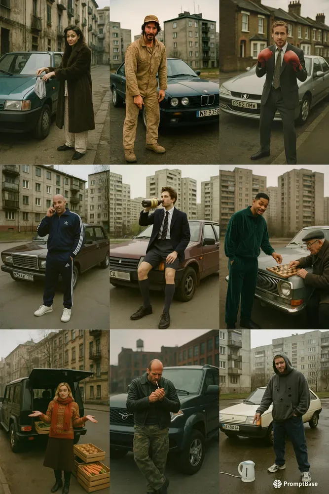 Famous Icons In Slavic 90s Scenes