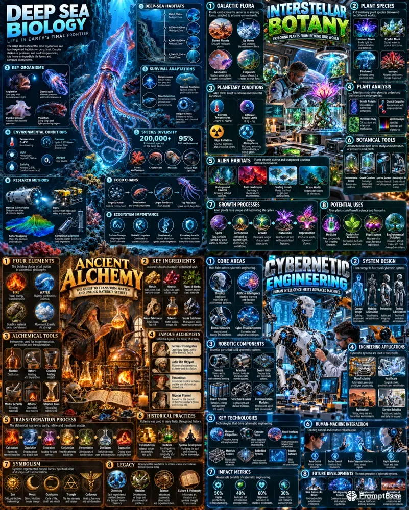 Premium 3D Educational Infographics