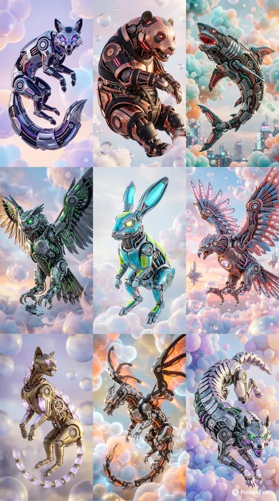 Customized Cyberpunk Mechanical Animals