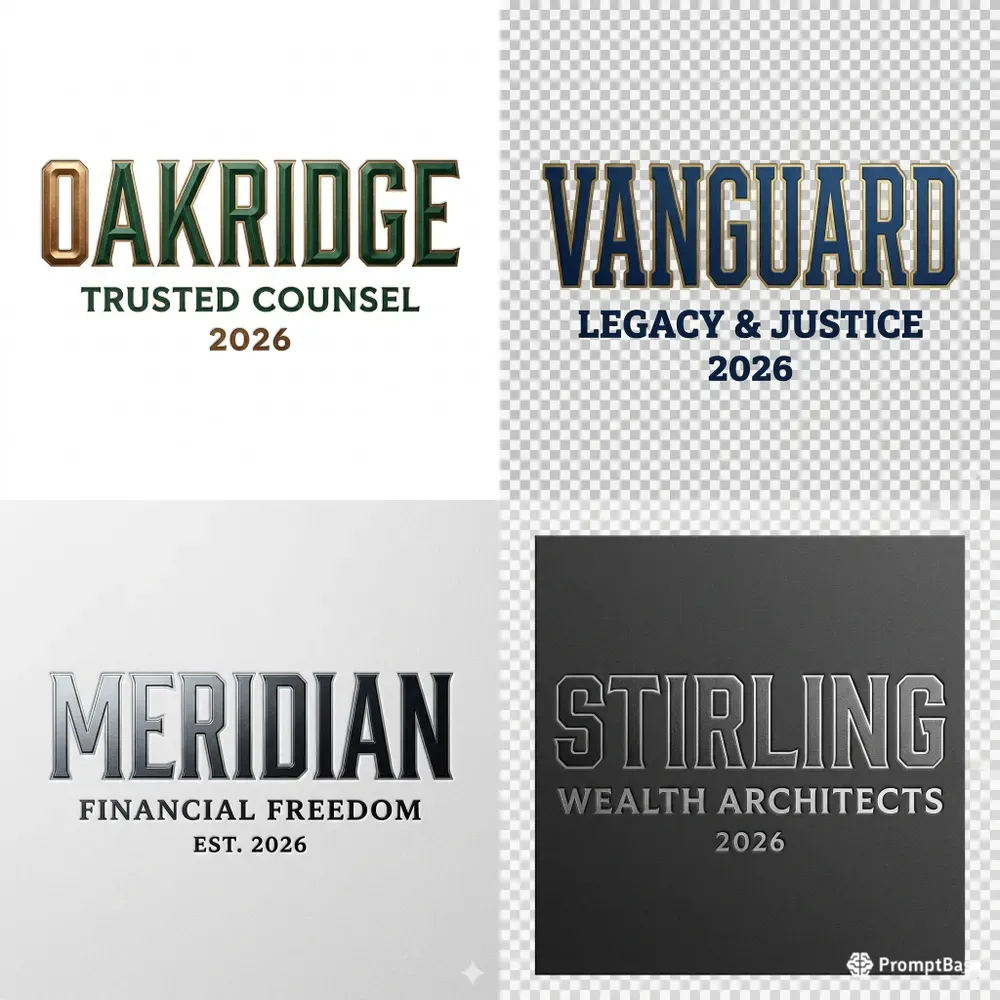 Premium Law Firm Logo Design Branding
