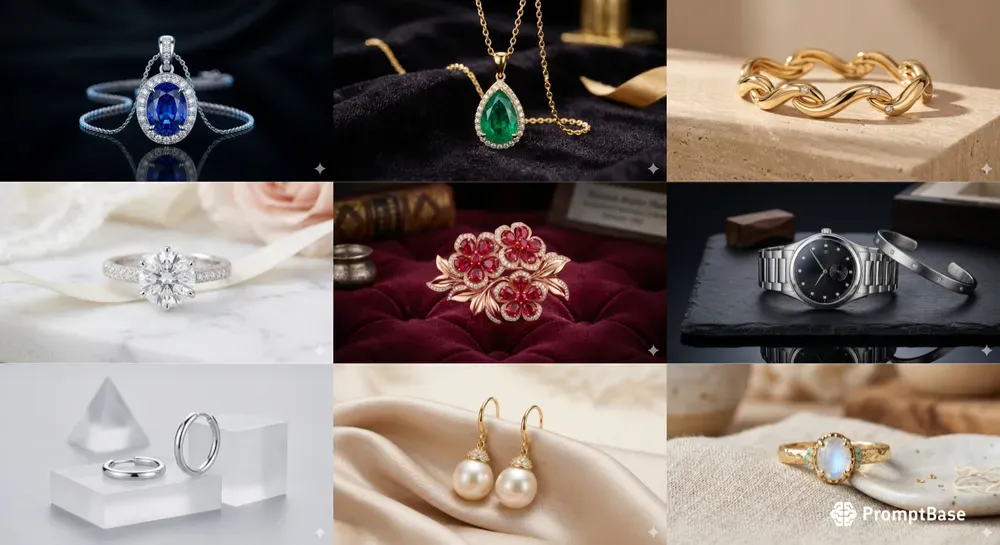 Luxury Jewelry Product Photography